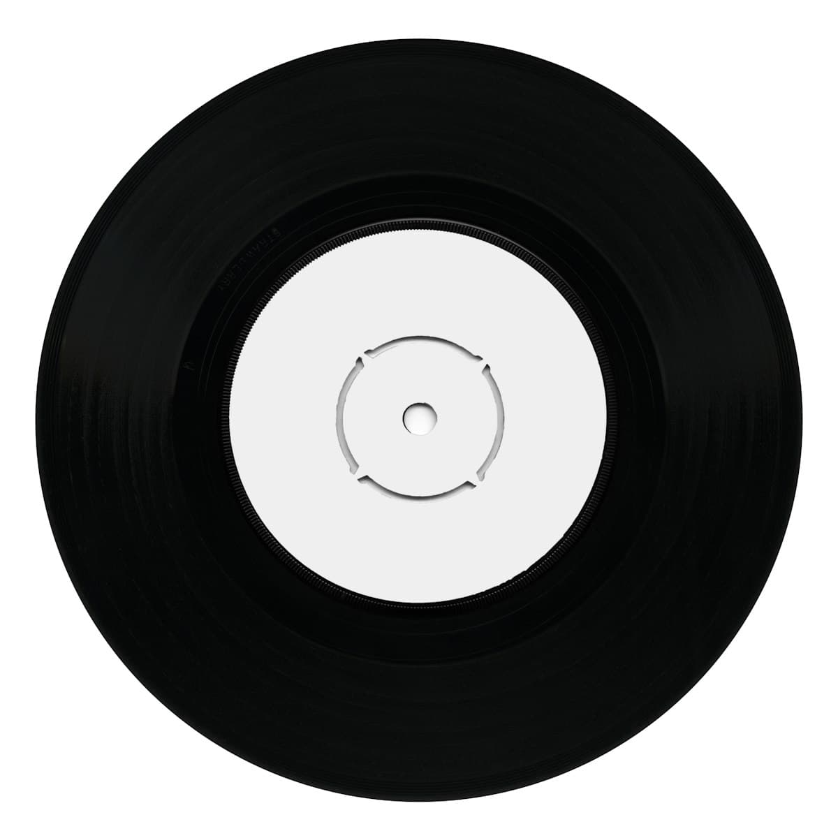 Vinilo LP etiqueta blanca